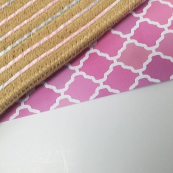 Rattan Woven Wristlet Bag. NWOT. - Picture 3 of 5